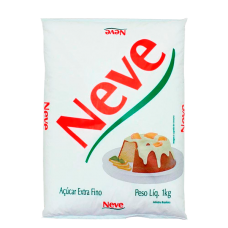 ACUCAR EXTRA FINO NEVE 1KG